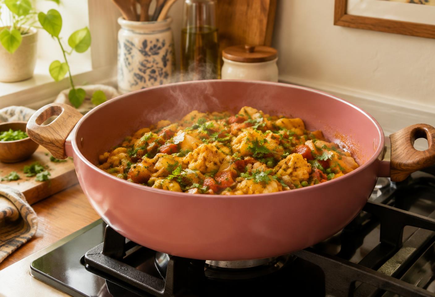 One-pot vegetable kadhai