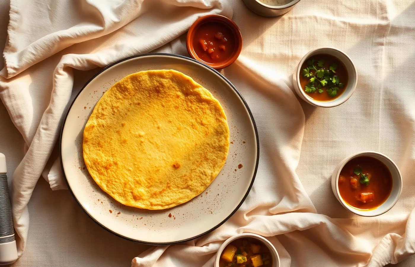 Crispy dosa on the Agni Tawa
