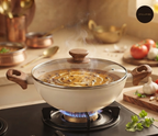Stellyfire Forged Ceramic Kadhai (White)