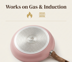 Stellyfire Pink Forged Ceramic Frypan