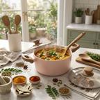 Stellyfire Forged Ceramic Casserole (Pink)