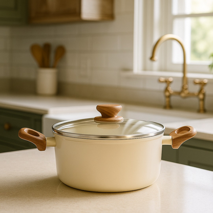 Stellyfire Forged Ceramic Casserole (White)