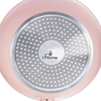 Pink Forged Ceramic Frypan