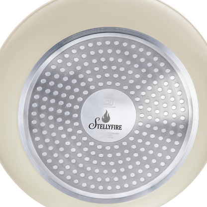 Stellyfire Forged Ceramic Frypan (White)