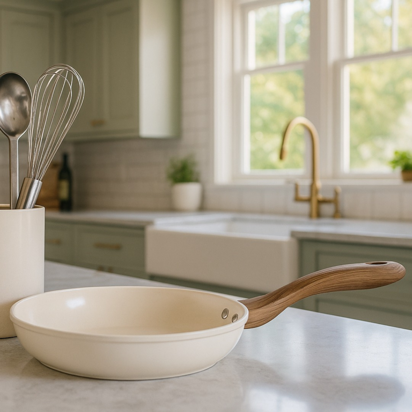 Stellyfire Forged Ceramic Frypan (White)