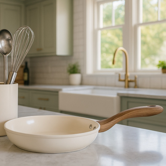 Stellyfire Forged Ceramic Frypan (White)