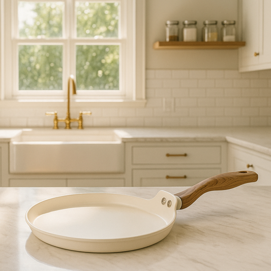 Stellyfire Forged Ceramic Dosa Tawa (White)