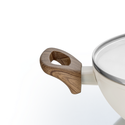 Stellyfire Forged Ceramic Kadhai (White)