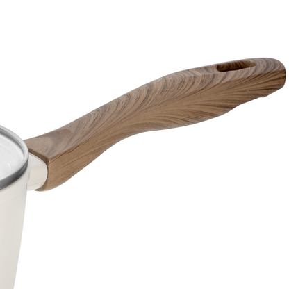 Stellyfire Forged Ceramic Saucepan (White)