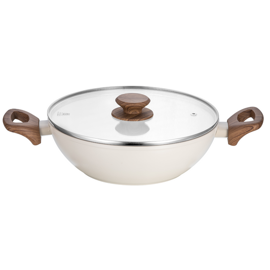 Stellyfire Forged Ceramic Kadhai (White)